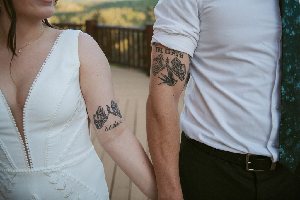 matching wedding tattoos