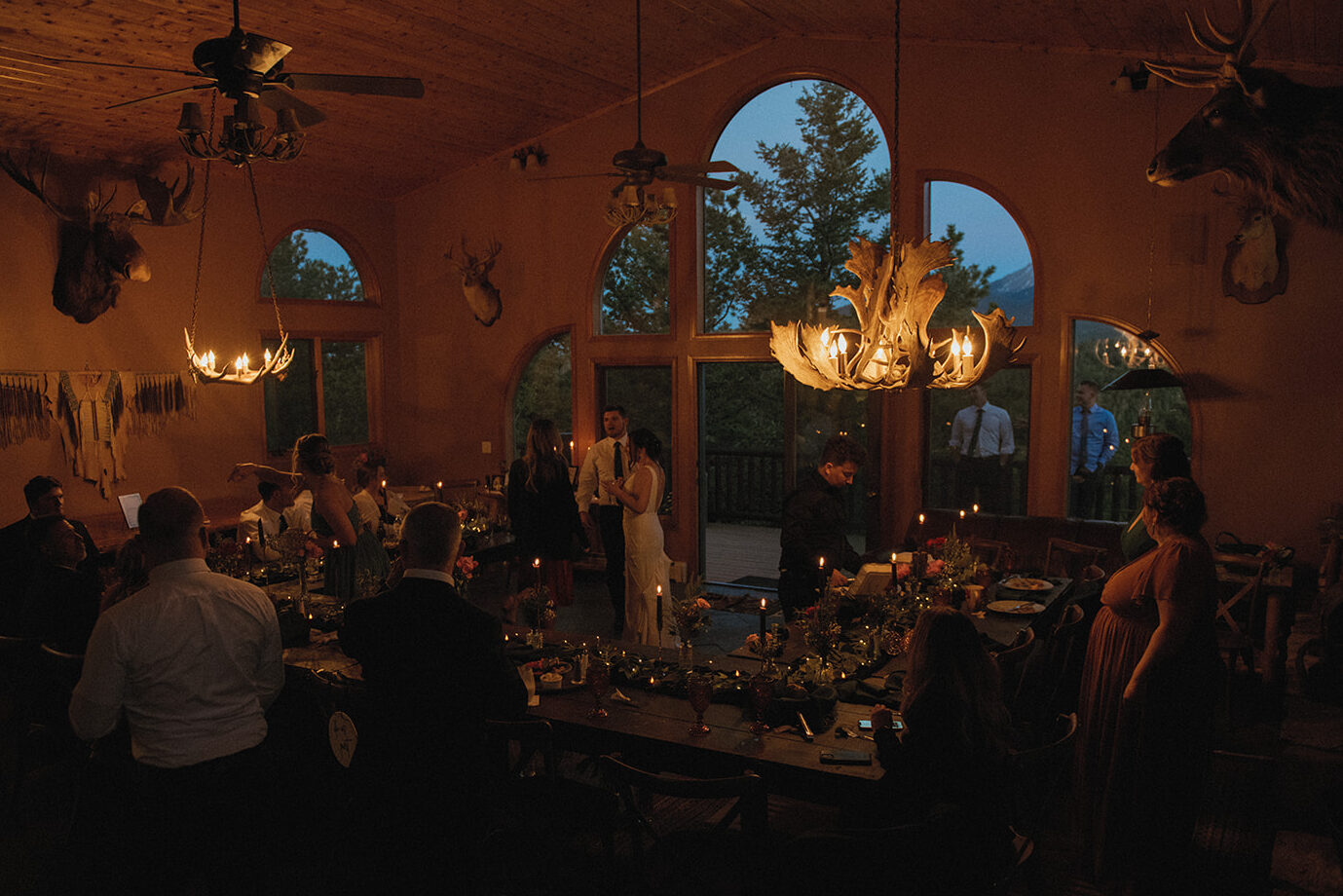 Mountain cabin micro wedding venue in Colorado